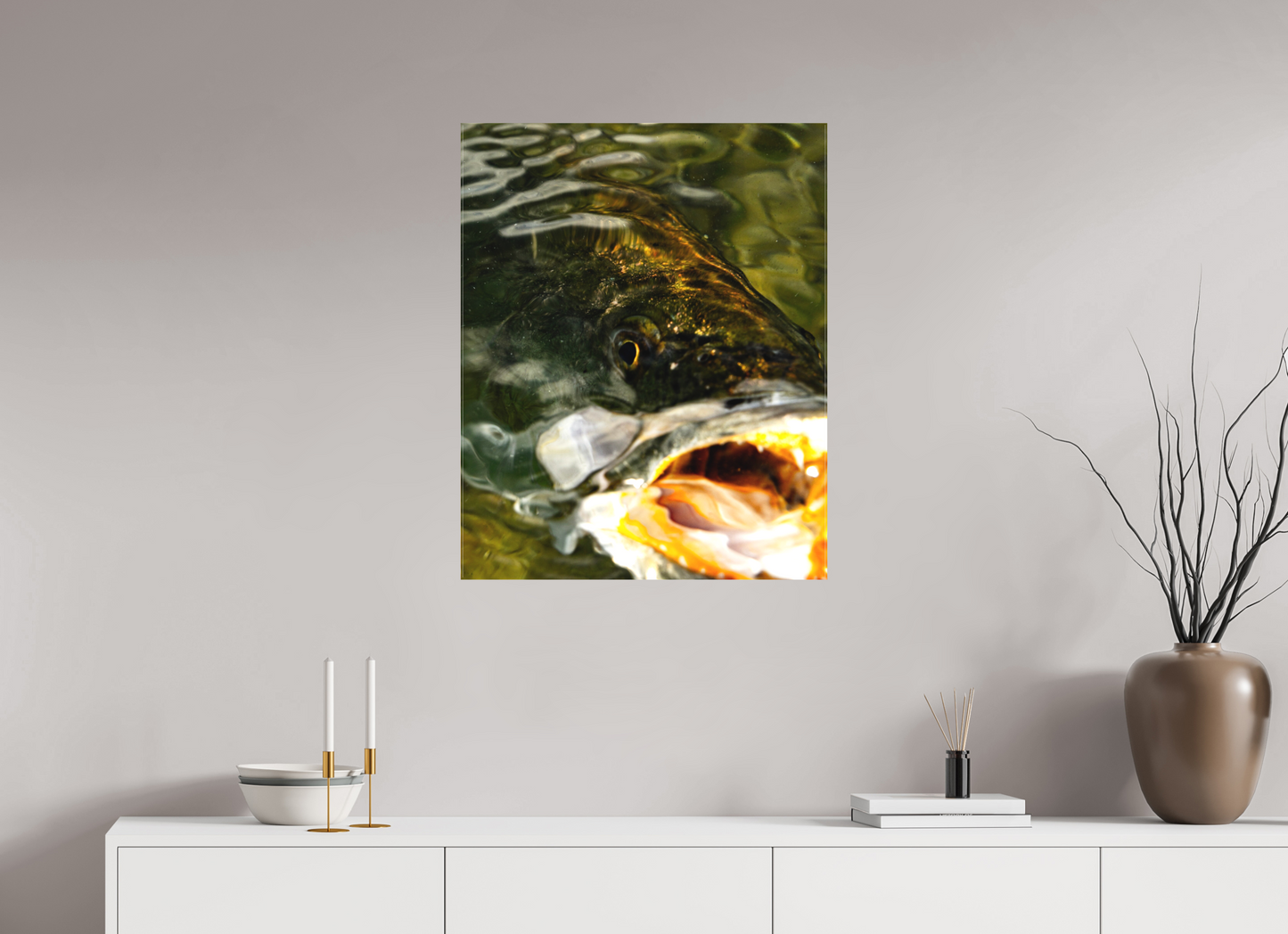 24 x 30″, Canvas Matte - 1.57in Gallery Wrap Attack From Below - Texas Gold Collection