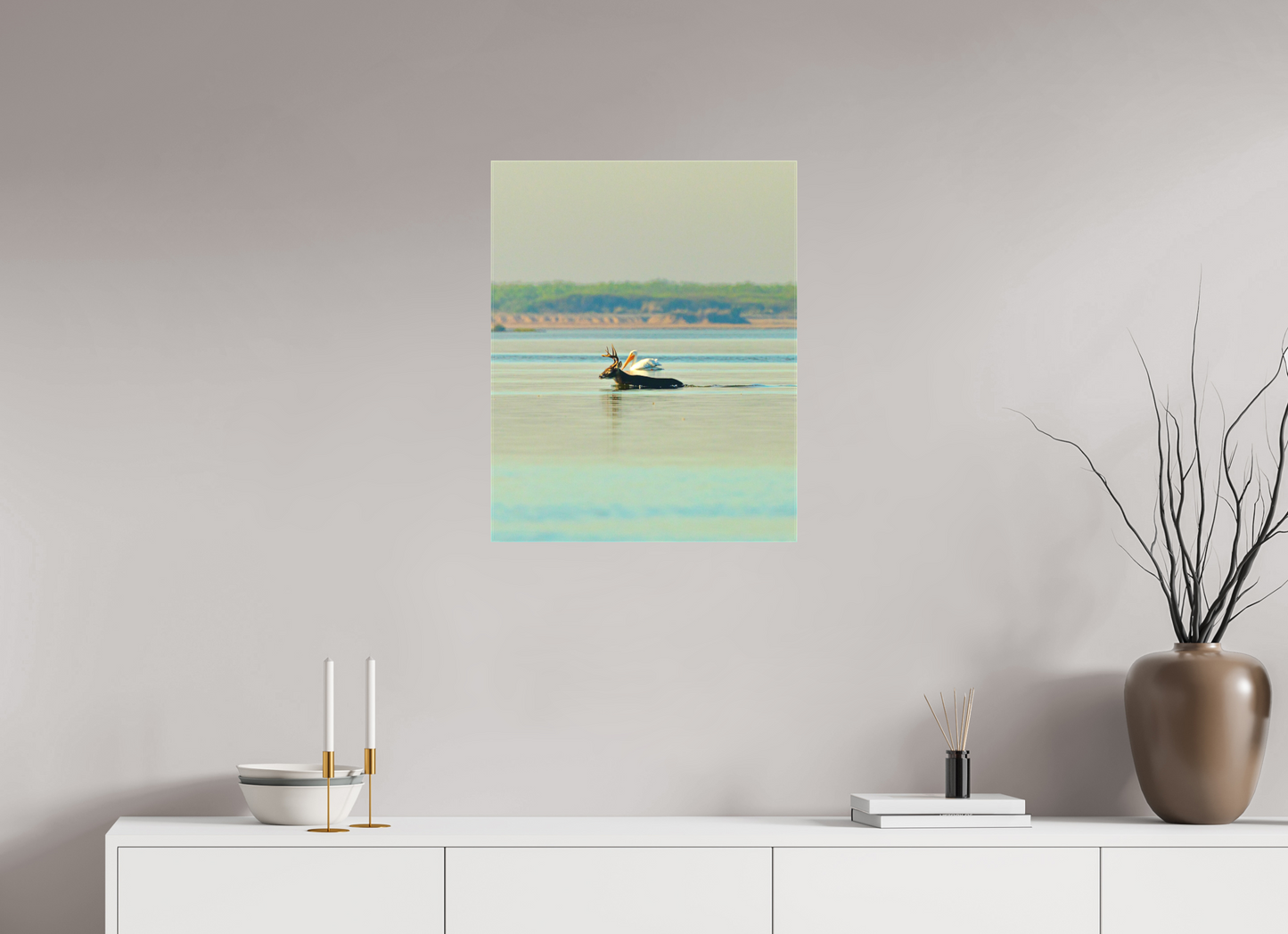 20 x 25″, Canvas Matte - 1.57in Gallery Wrap Texas Tandem - Texas Gold Collection